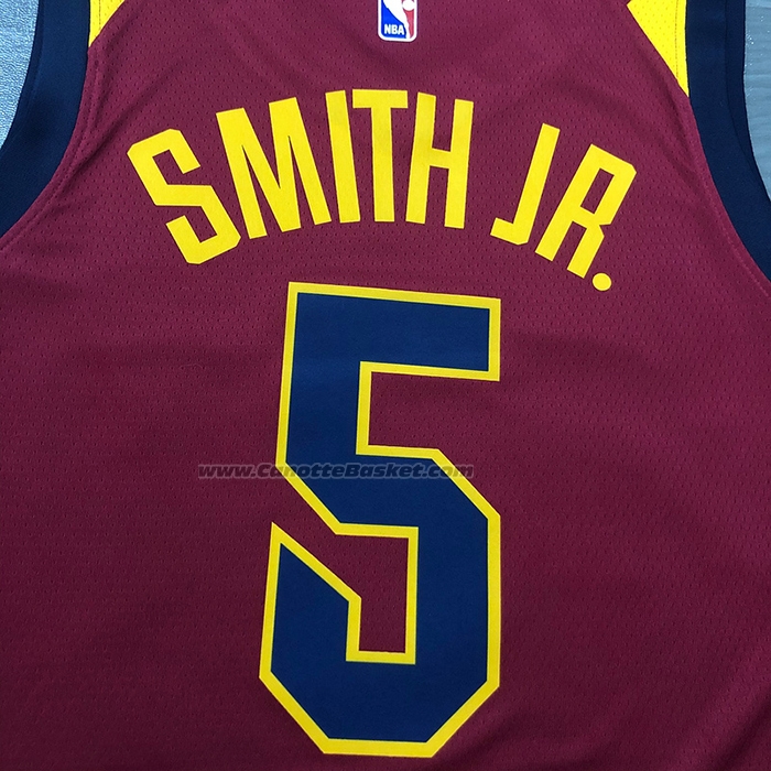 Maglia Cleveland Cavaliers Dennis Smith JR. NO 5 Icon 2018 Rosso